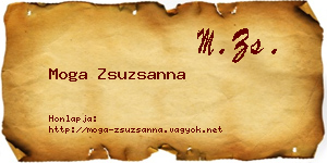 Moga Zsuzsanna névjegykártya